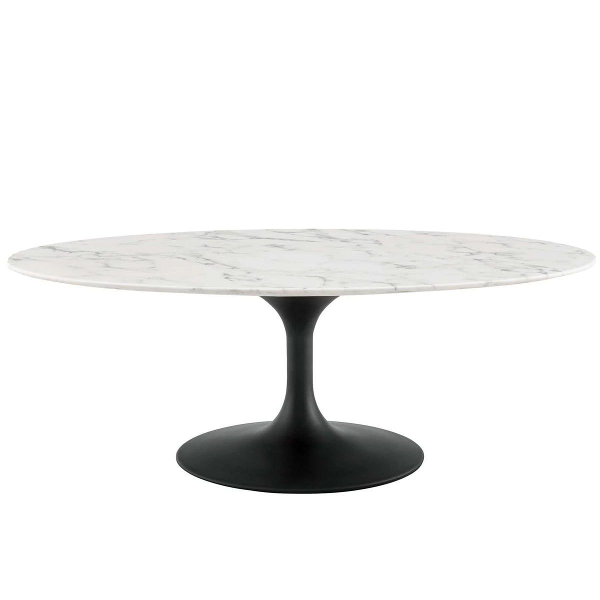 Oval Artificial Marble Coffee Table F53481