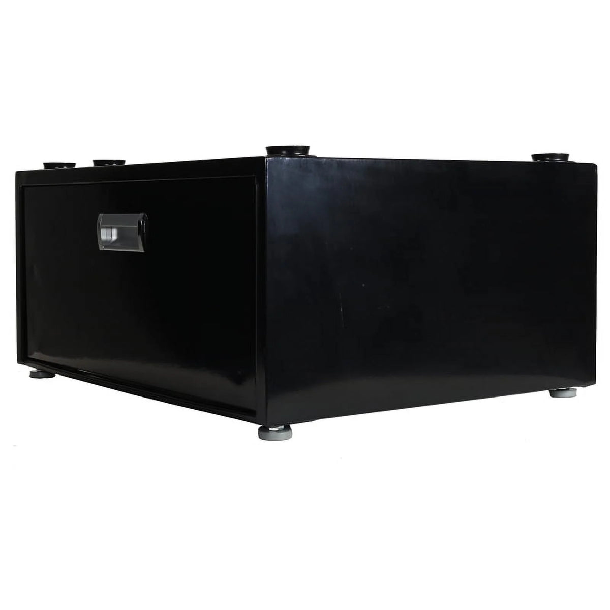 Black Laundry Pedestal with Drawer Y273