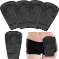 Black 4 Pcs Ostomy Bag Cover Washable Pouch Liner B216204