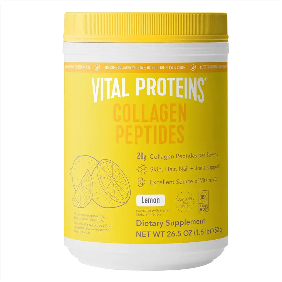 Collagen Peptides Powder Lemon 26.5 Ounce Q93344
