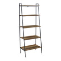 72 in. Reclaimed Barnwood Ladder Bookcase T9062