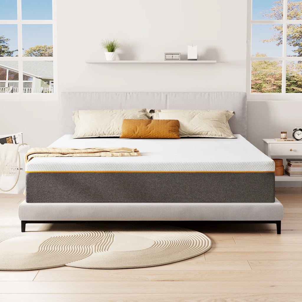 Queen 10 Medium Cool Gel Memory Foam Mattress O544426