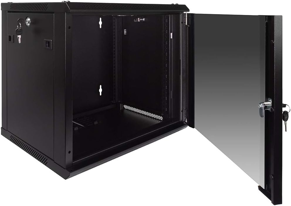 9U Wall Mount Server Cabinet Network Enclosure with Fan D469082