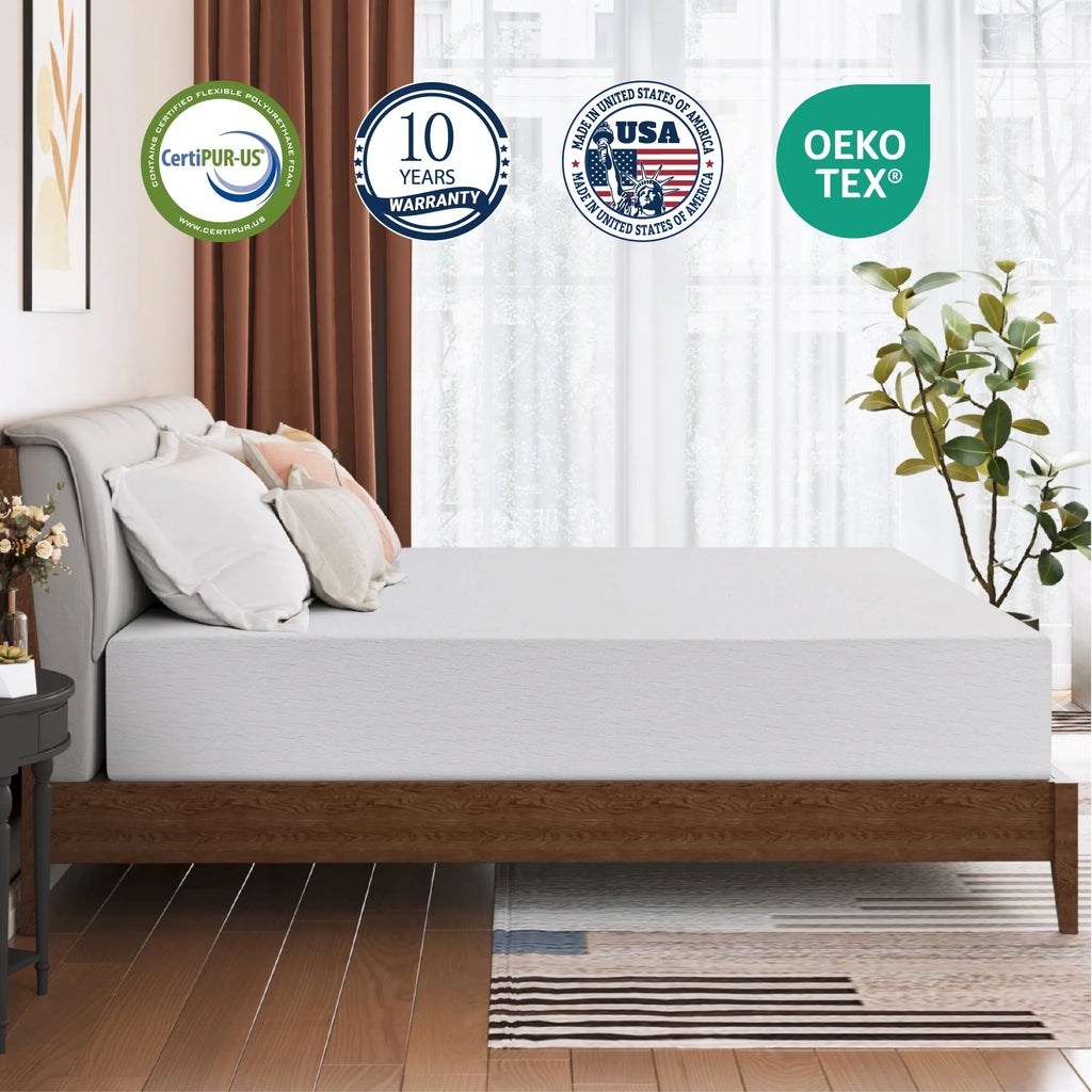 10 Gel Memory Foam Full Mattress B6463