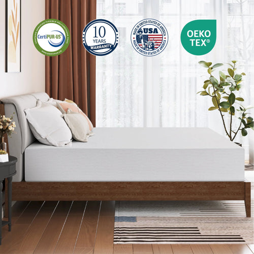 10 Gel Memory Foam Full Mattress B6463
