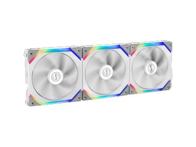 White 120 mm Case Fan Pack of 3 J876552