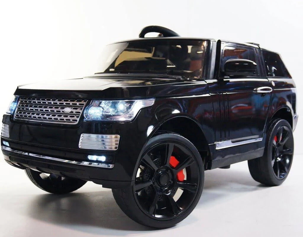 12V Kids Ride-On Car Two-Seater Black K4016