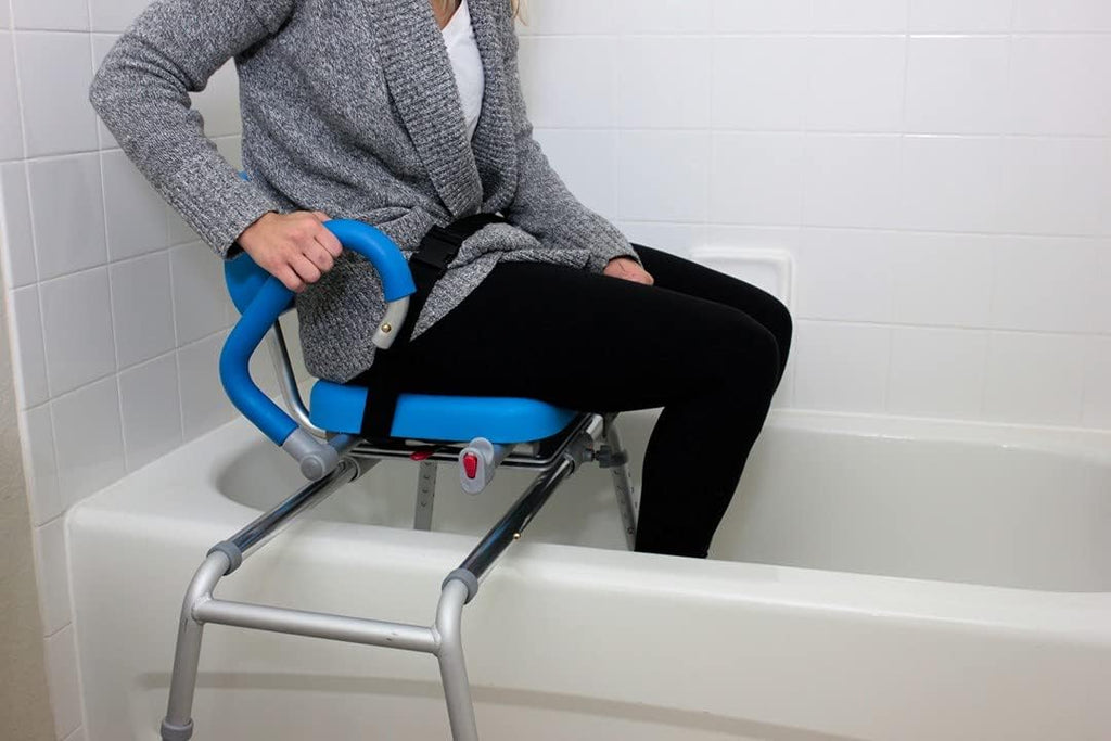 Sliding Transfer Bench with Swivel Seat O7950