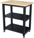 Oak Microwave Cart U596642