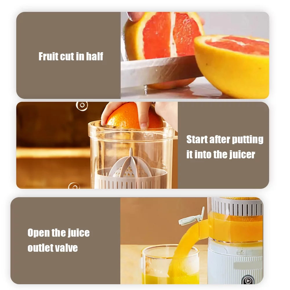 Electric Juicer USB Charging Citrus Squeezer I178