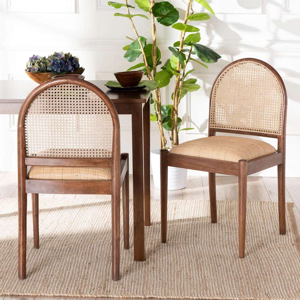 Walnut Brown Dining Chair 2-Piece X7171