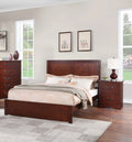 3pc Queen Size Wooden Bed Set with 2 Nightstands D8330