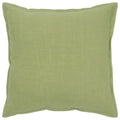 Lime Green Flange Edged Throw Pillow L1400