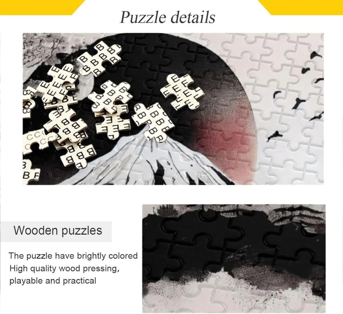 1000 PCS Wooden Jigsaw Puzzle Y534916