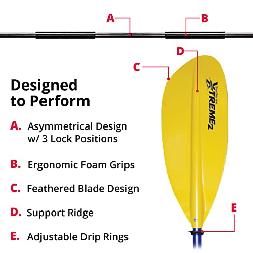 84” Fiberglass Reinforced Nylon Kayak Paddle J325423