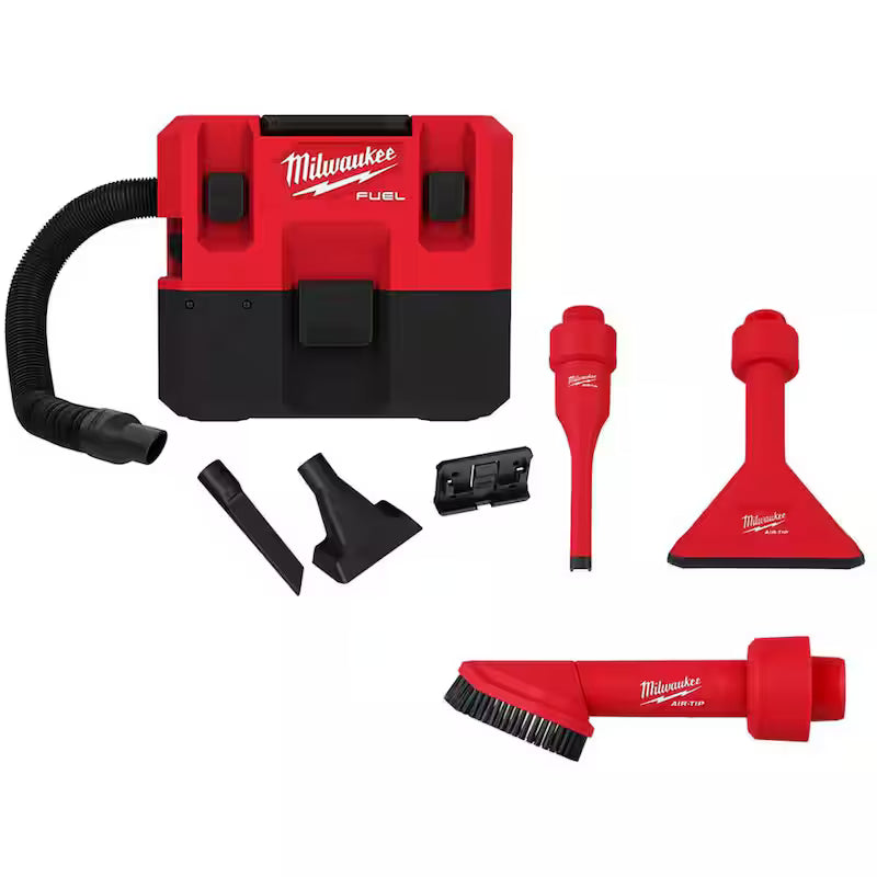 Cordless Wet/Dry Vacuum with 3-Piece Crevice, Nozzle and Brush Kit Q395