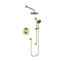 Polished Gold Thermostatic Shower System Q866