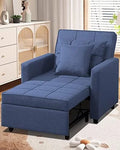 White Convertible Chair Bed X503581