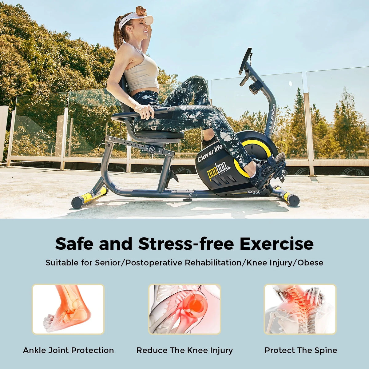 Recumbent Exercise Bike Magnetic Resistance R151