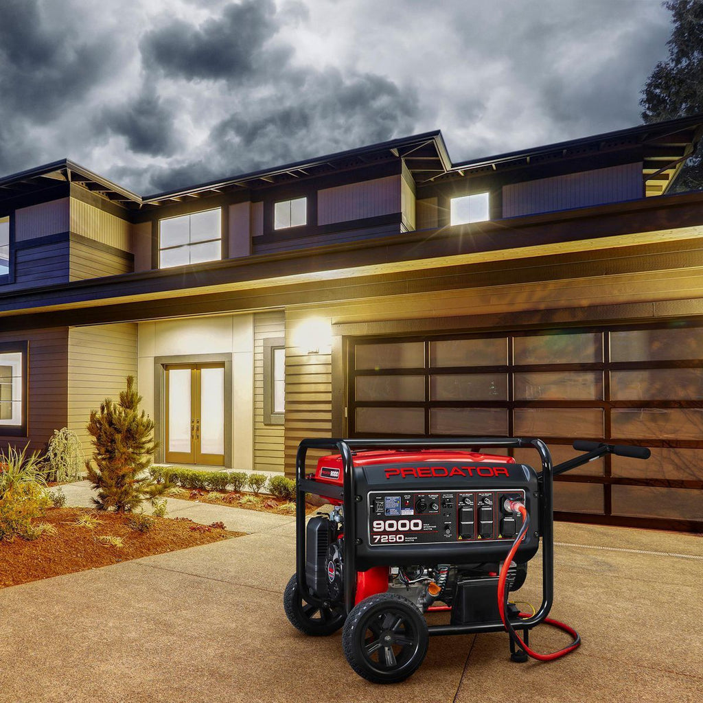 9000 Watt Gas-Powered Portable Generator V26186