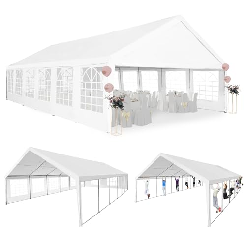 20x40Ft Heavy Duty Outdoor Canopy Tent with Storage Bags S383