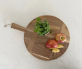 Large Round Acacia Wood Bread Board 16" Diameter Q147