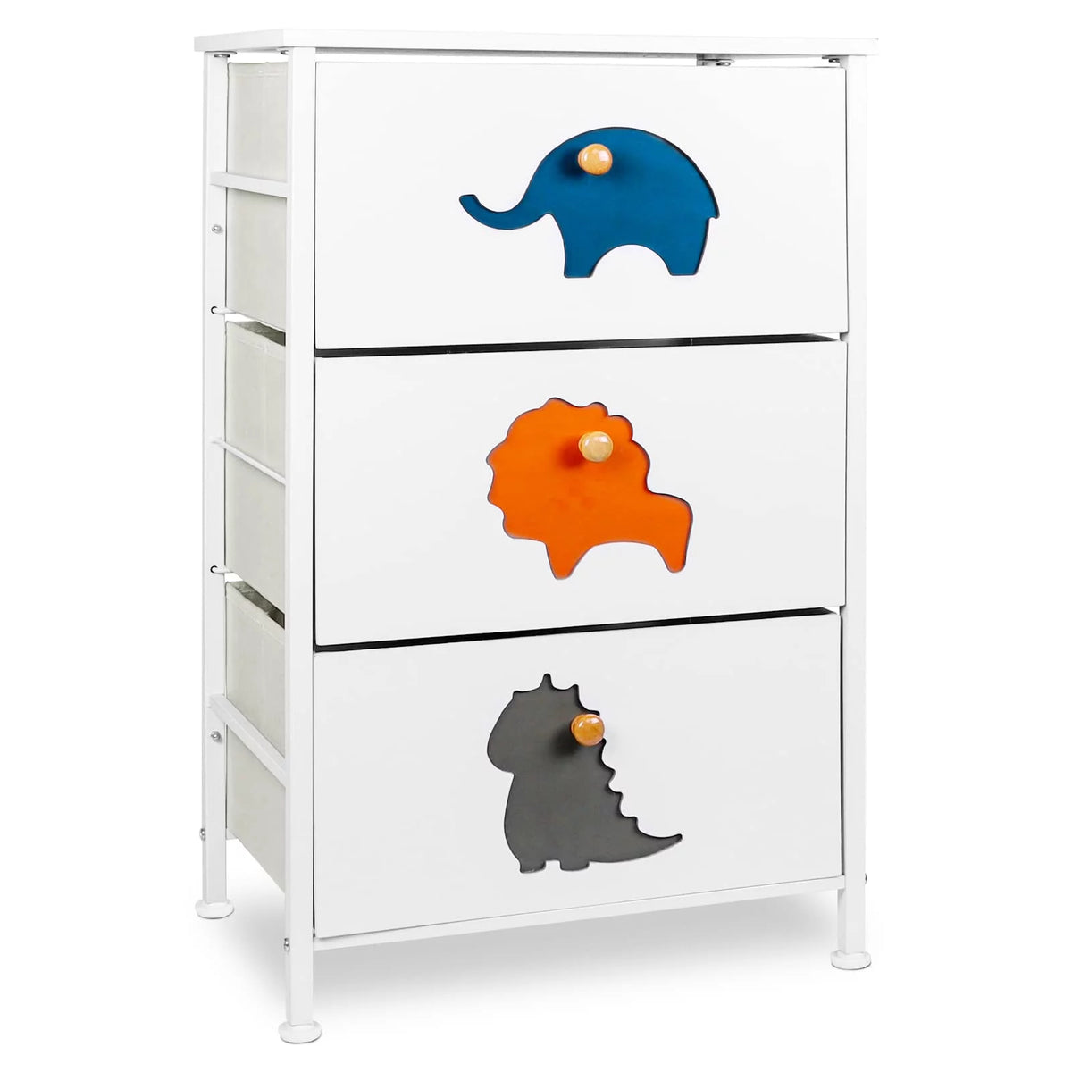 White 5 Drawer Dresser X489