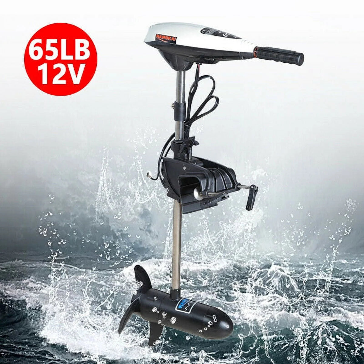 65LBS 12V Electric Trolling Outboard Motor H468