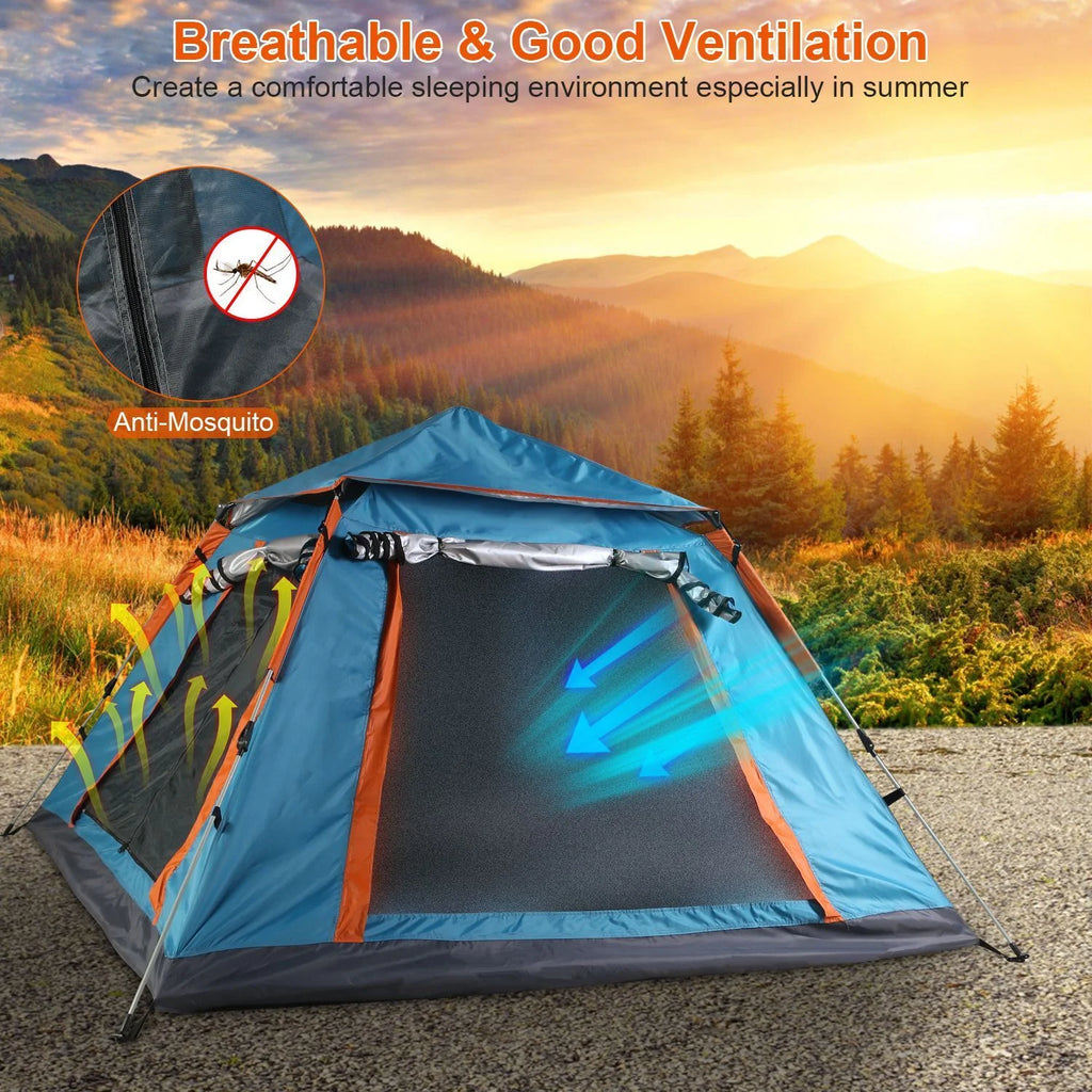 3-4 Person Pop Up Outdoor Camping Tent G18086