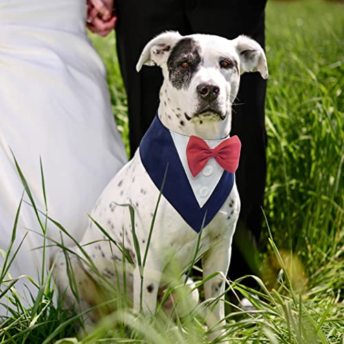 Dog Tuxedo Christmas Pet Bow Tie Bandana XS B2137