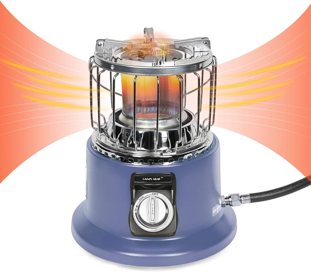 2 in 1 Portable Propane Heater & Stove Q3594