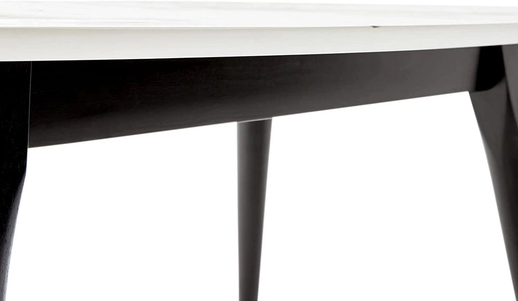 Mid-Century Modern Oval Coffee Table Walnut X620