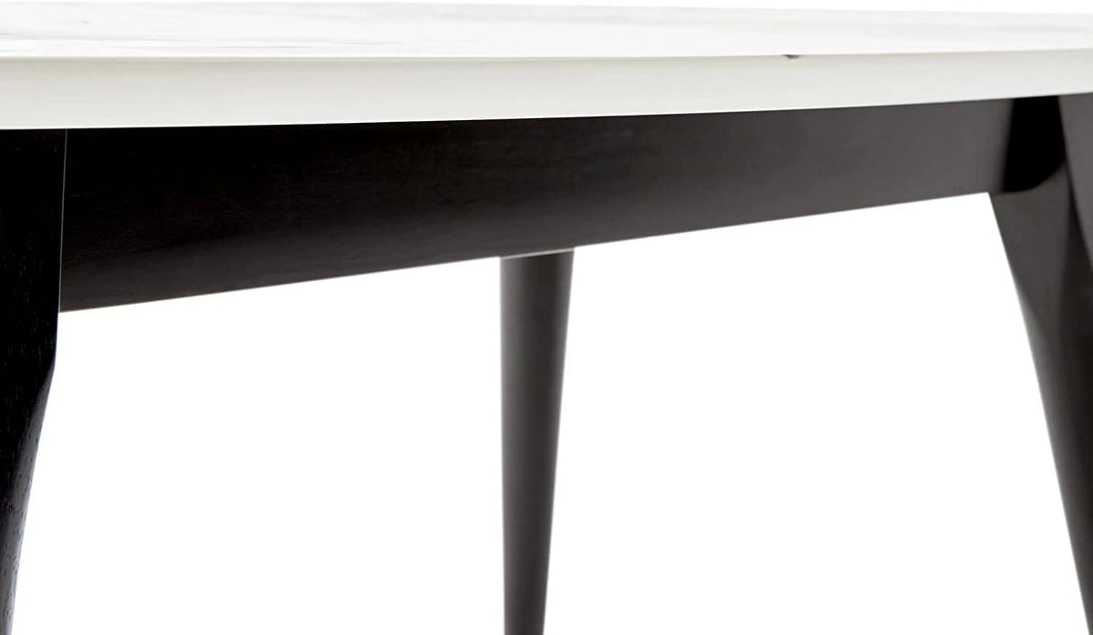 Mid-Century Modern Oval Coffee Table Walnut X620