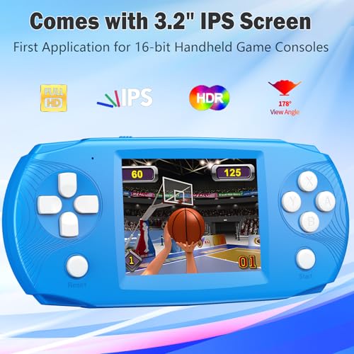 Handheld Game Toys with 3.2'' IPS HD Screen and 100 Video Games S748219