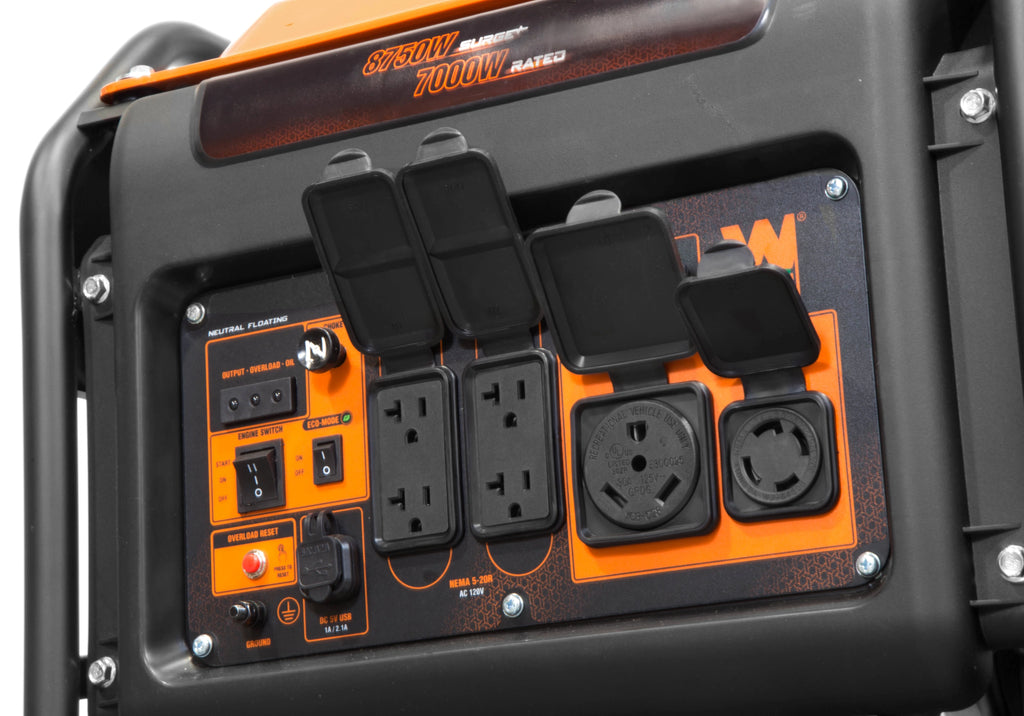 8750-Watt 120V/240V Electric Start Open Frame Inverter Generator C2590