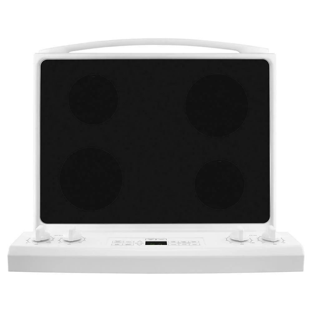 White Freestanding 30 Electric Range F495