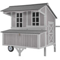 Extra-Large Chicken Coop with Wheels W8464