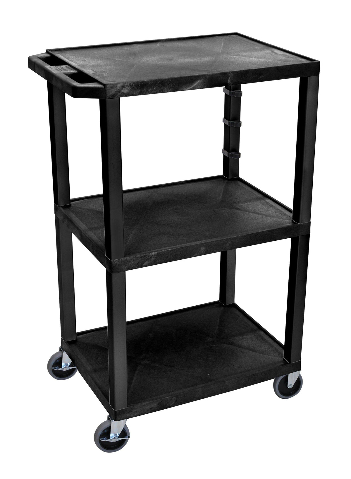 Black 3 Shelf 42" AV Cart X981