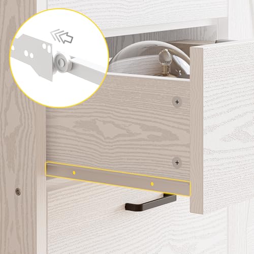 71in Tall Bookshelf with Door and 3 Drawers R918