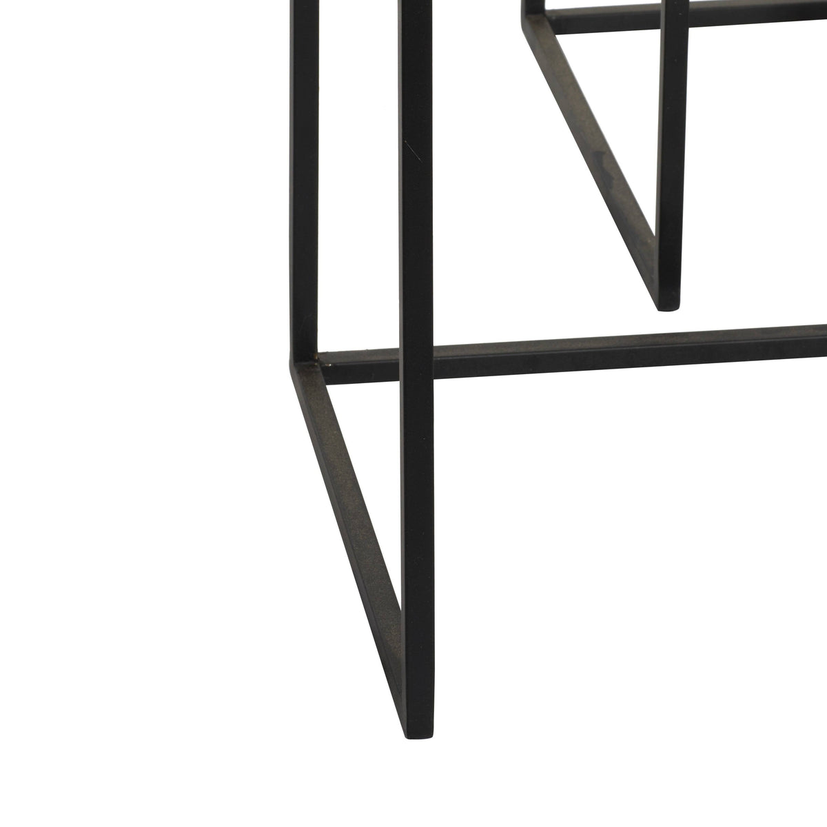 Black Metal Bar Cart R6480