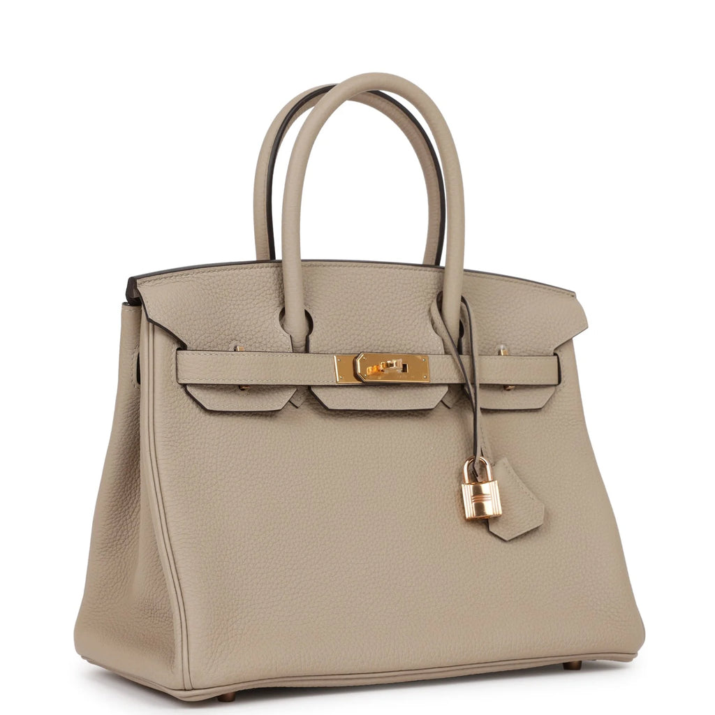Birkin 30 Gris Tourterelle Togo Rose Gold Hardware Z20504