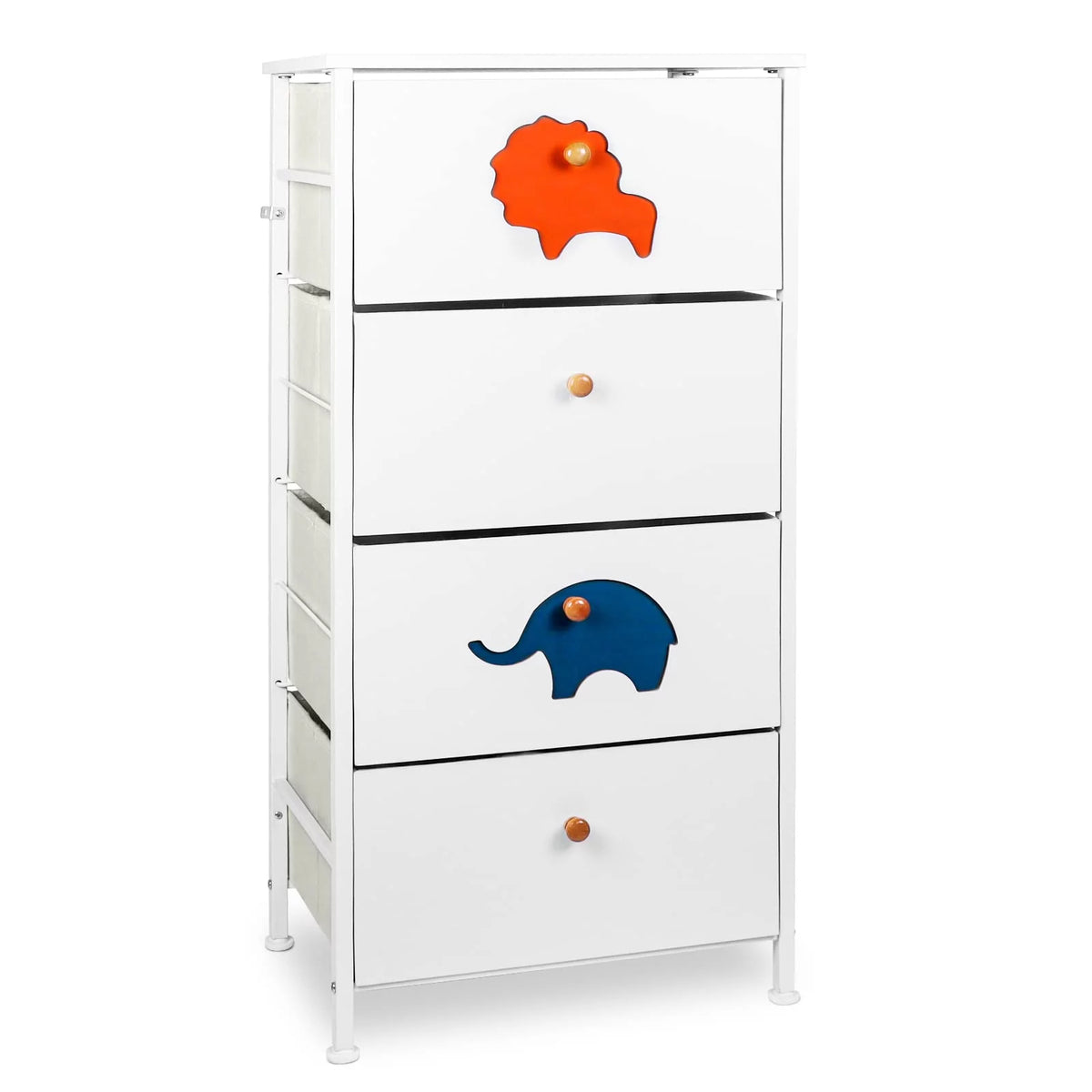 White 5 Drawer Dresser X489