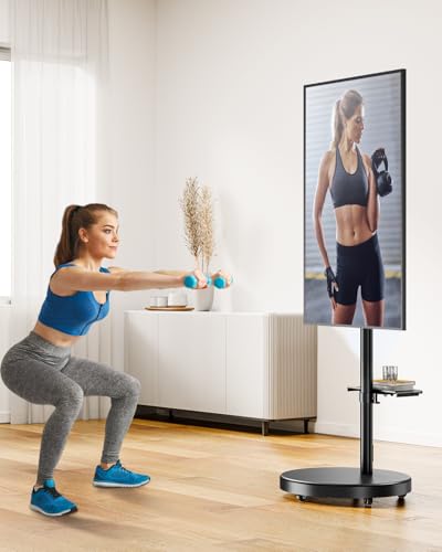 Rolling TV Stand for 26-65 inch Screens up to 77 lbs Y2336