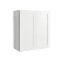 White Laminate Shaker Wall Kitchen Cabinet 27 in. x 30 in. x 12 in. P34703