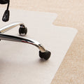 Polycarbonate Rectangular Lipped Chair Mat H2464