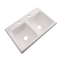 Drop-In Acrylic 33 in. Double Bowl Kitchen Sink F951073
