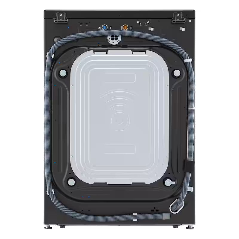 4.5 cu. ft. Stackable Smart Front Load Washer in Black Steel K73733