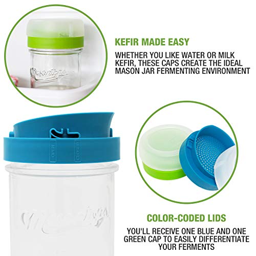 Wide Mouth Mason Jar Lids 2 Packs I89473