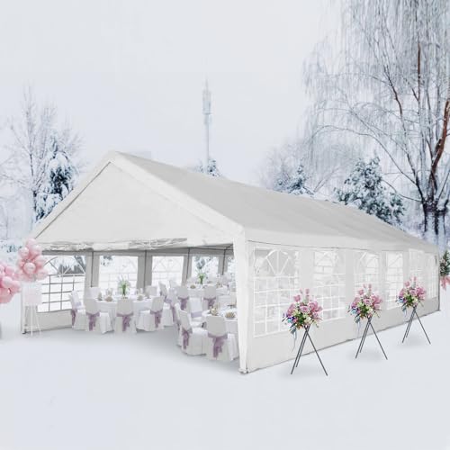 20x40Ft Heavy Duty Outdoor Canopy Tent with Storage Bags S383