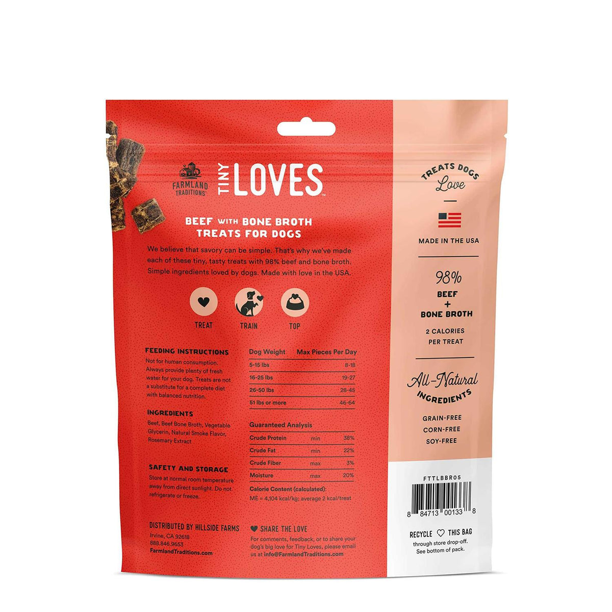 Beef with Bone Broth Flavored Jerky Dog Treats H34026